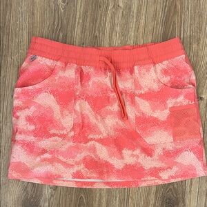 Columbia Coral Pink Mini Skirt